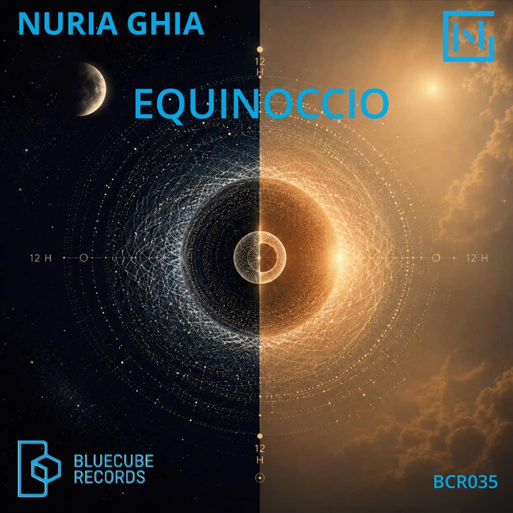 Nuria Ghia presents EQUINOCCIO and SKULL, two new melodic techno tracks exploring balance, contrast and transformation through immersive electronic soundscapes.